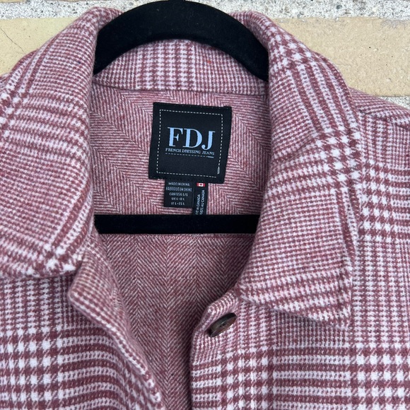 New French Dressing Jeans Plaid Shacket - Picture 2 of 3
